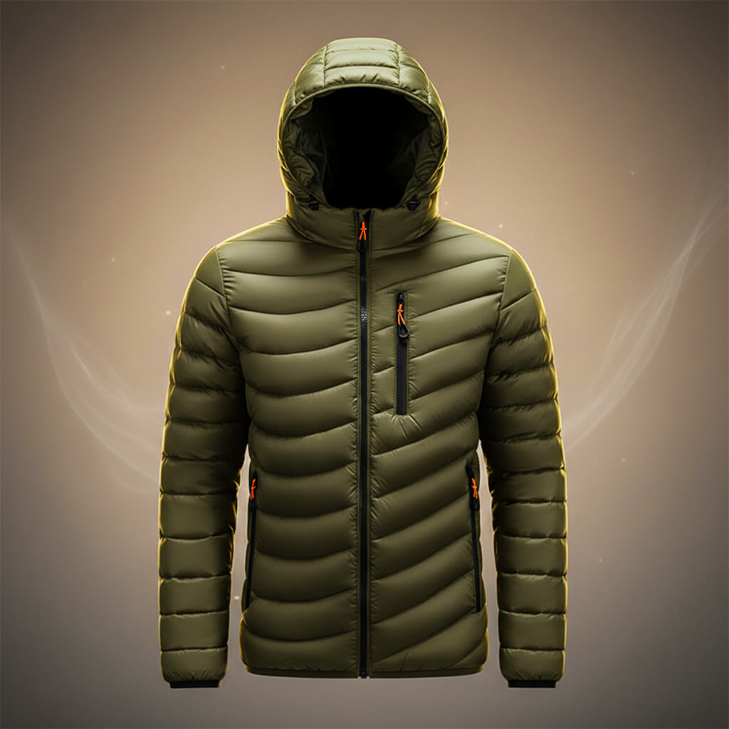 Warm Padded Hoodie Jacket