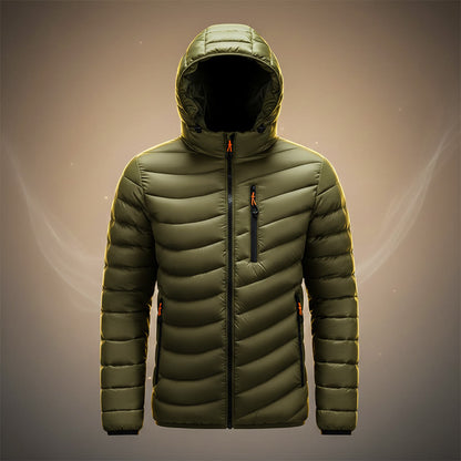 Warm Padded Hoodie Jacket