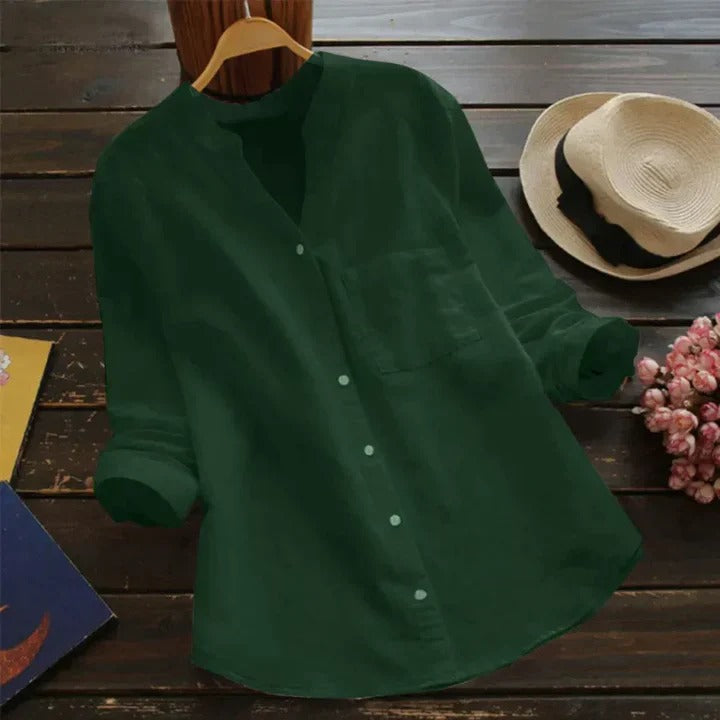 Women's Linen Cotton Blend Shirt