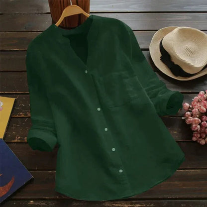 Women's Linen Cotton Blend Shirt