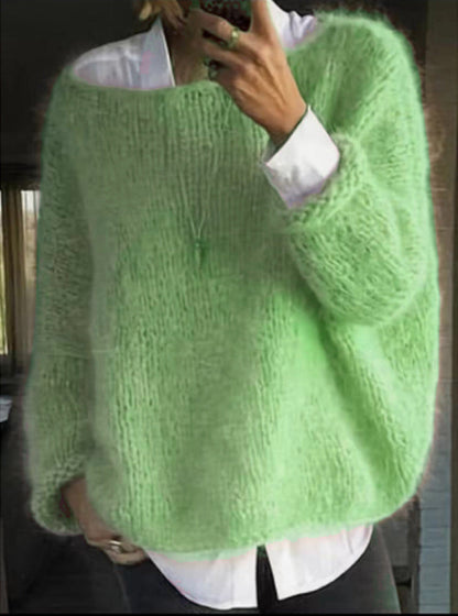 Women's Oversized Round Neck Sweater