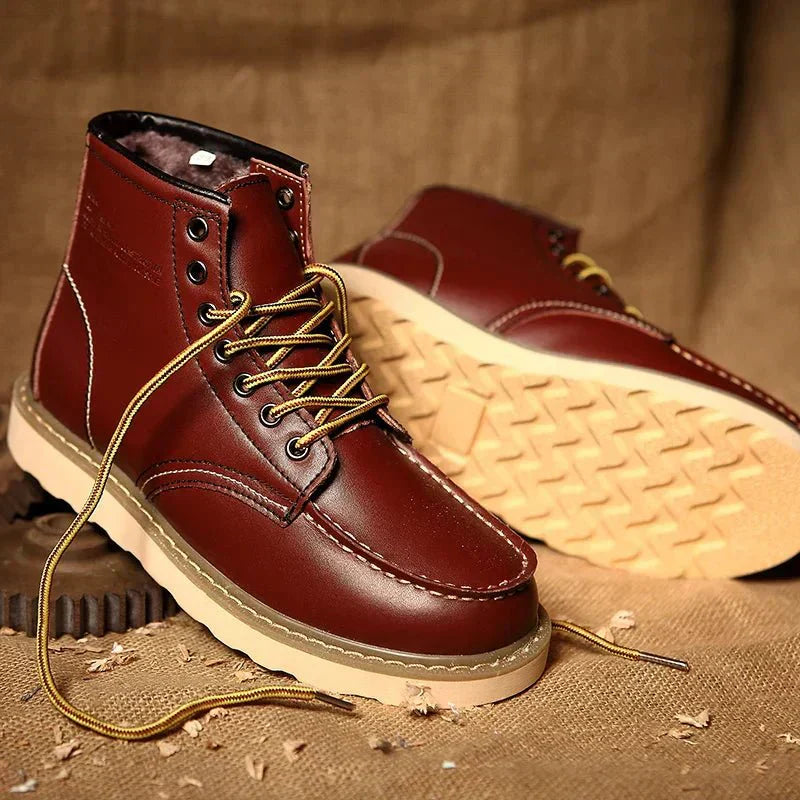 Men's Genuine Leather Ankle Boots