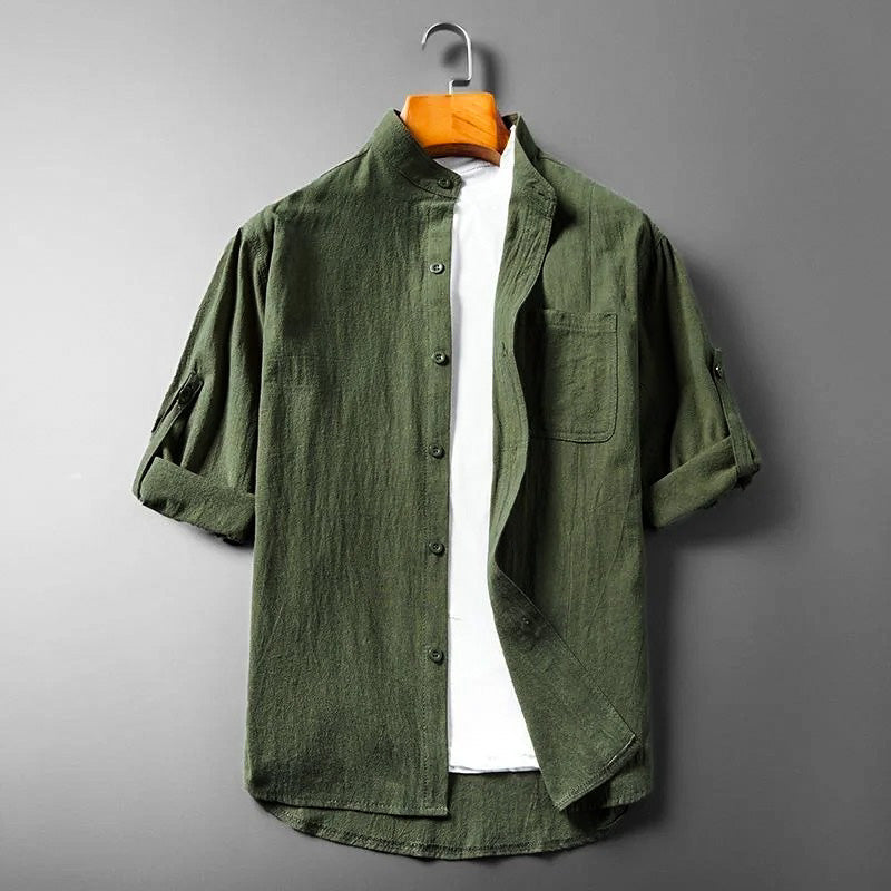 Lightweight Coastal Cotton Shirt - VibreMode