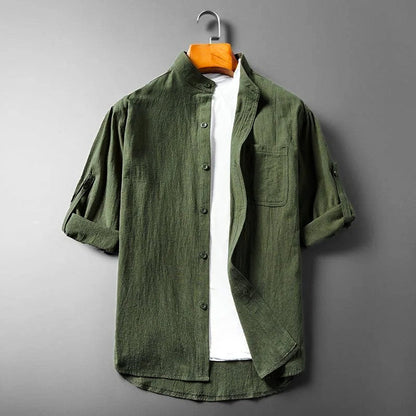 Lightweight Coastal Cotton Shirt - VibreMode