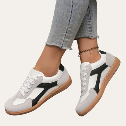 Women's Faux Leather Sneakers Comfortable Stylish