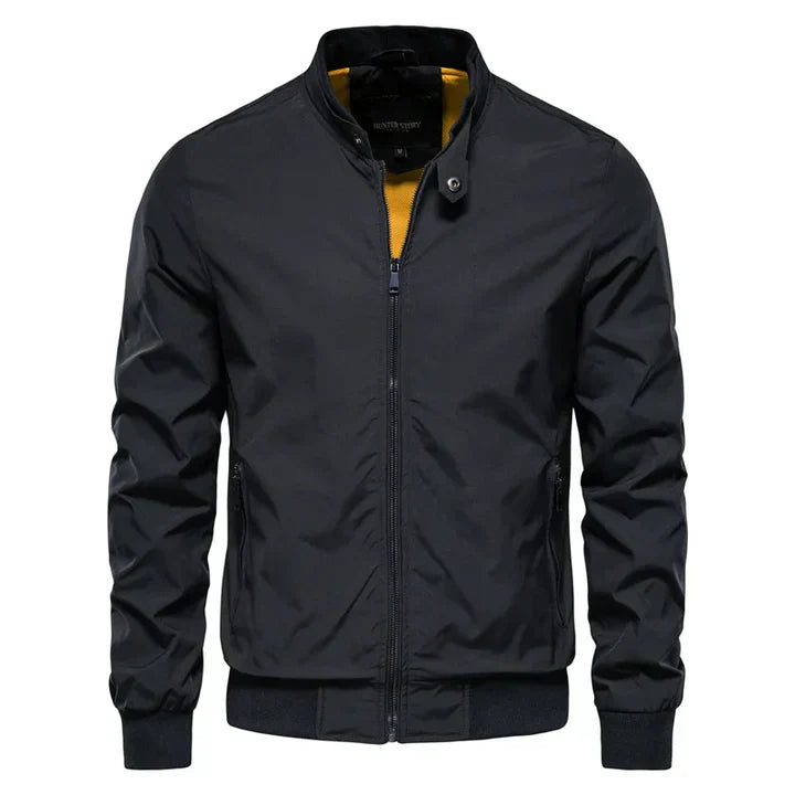 Men's Sport Jacket Waterproof Summer Black - VibreMode