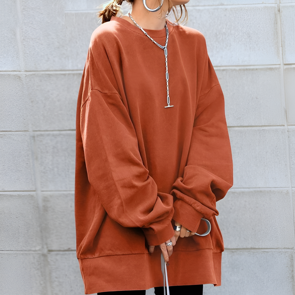 Women's Oversized Sweater Relaxed Knit Style