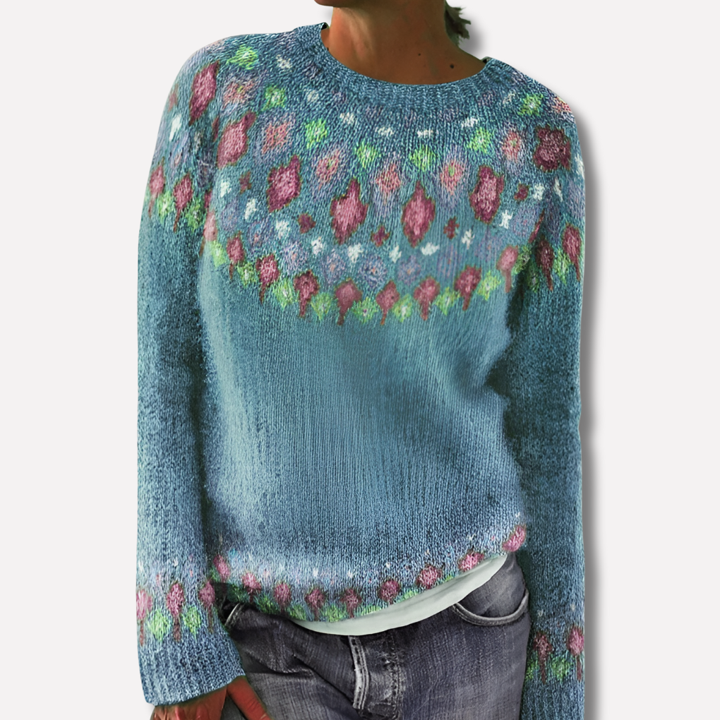 Women's Wool Sweater Printed