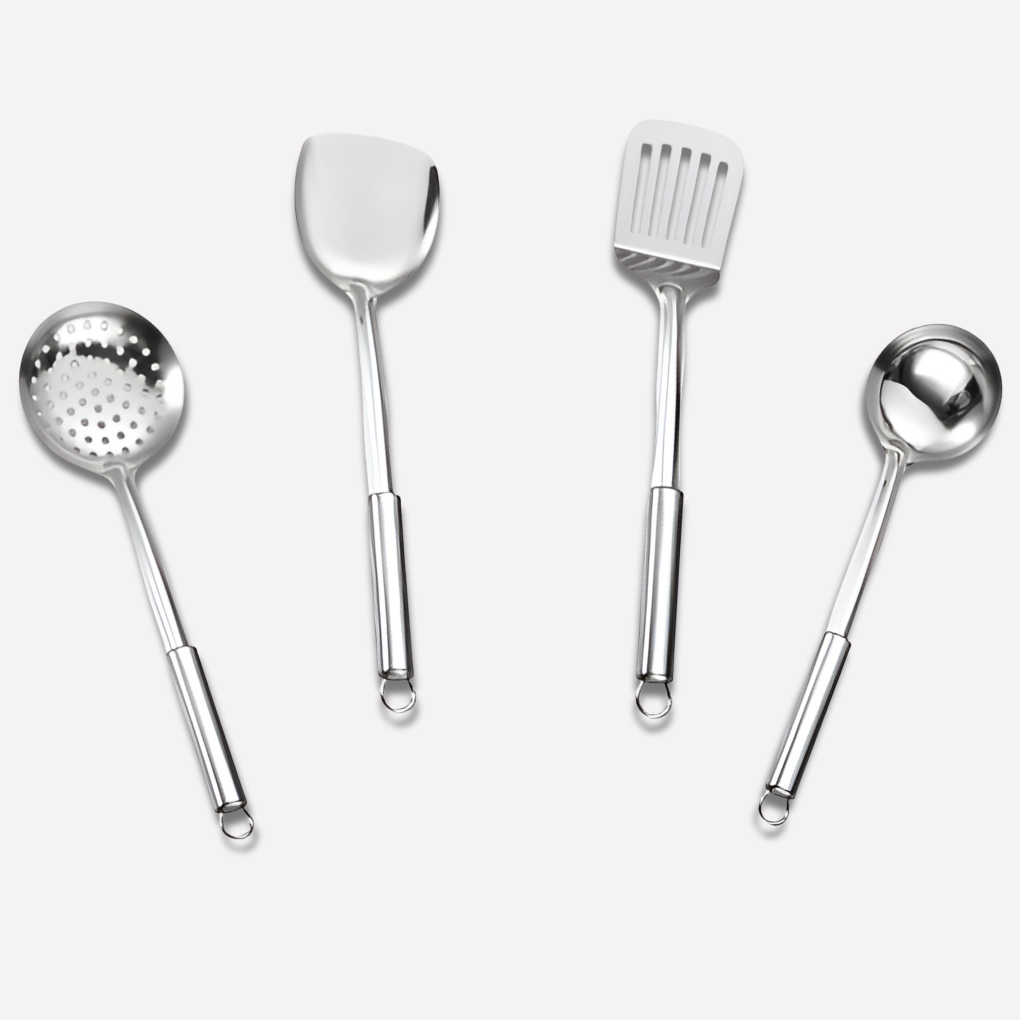Stainless Steel Kitchen Utensil Set - VibreMode