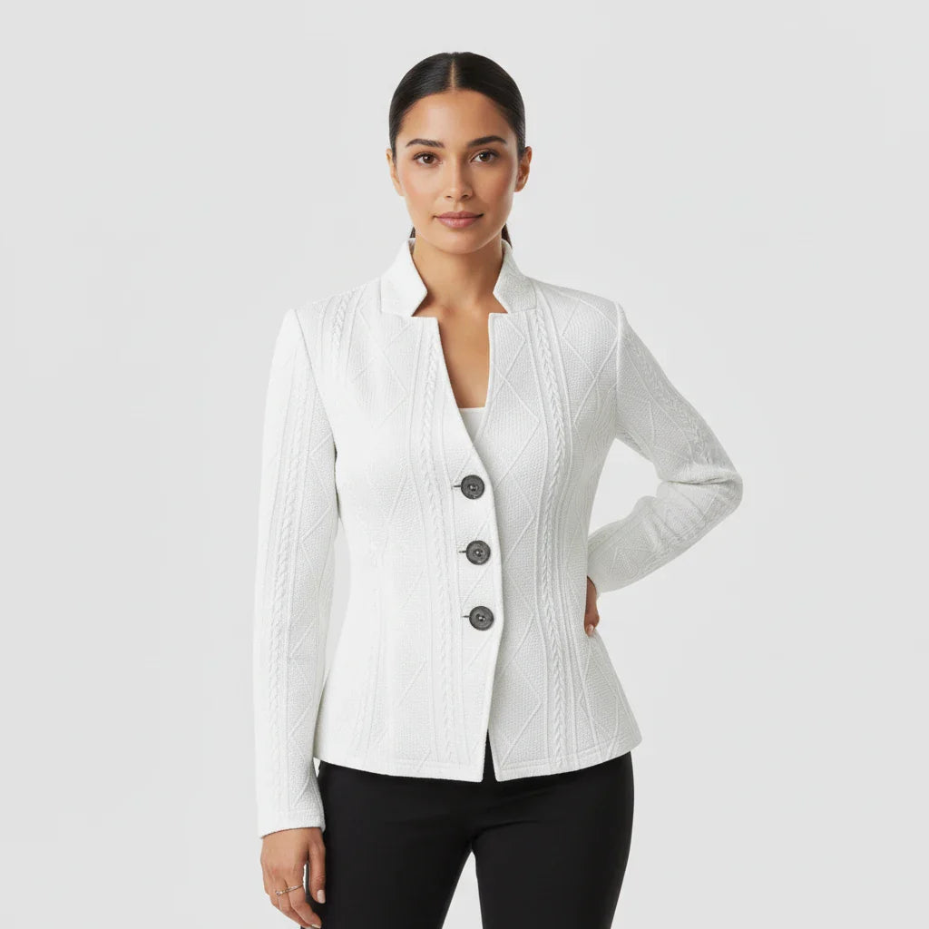 Women's Fitted Blazer Button Front
