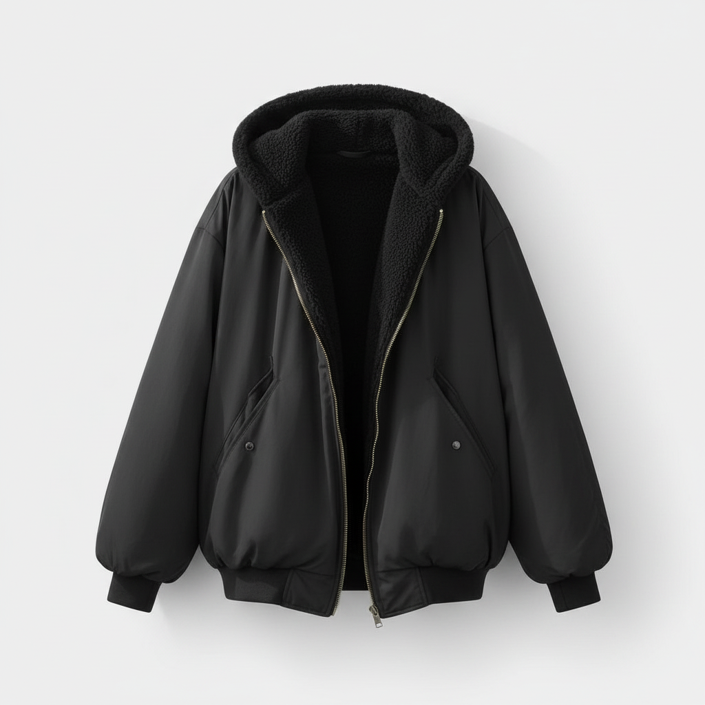 Image of Hailey | Women's Hooded Bomber Jacket
