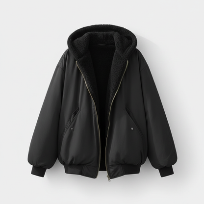 Image of Hailey | Women's Hooded Bomber Jacket