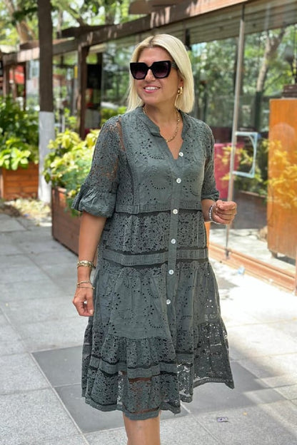 Elegant Floral Women's Dress