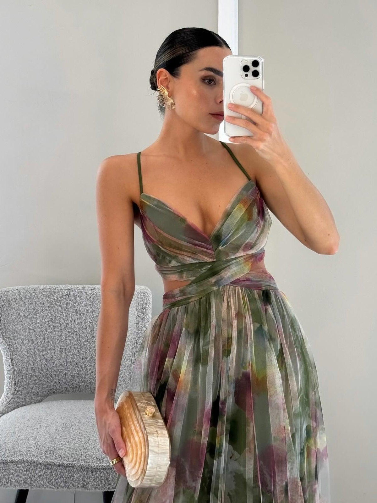 Image of Hallie | Women's Sleeveless Floral Maxi Dress