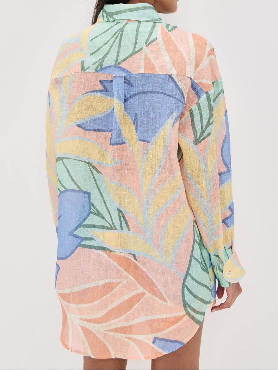 Image of Harmony | Women's Button-Down Floral Two-Piece Set