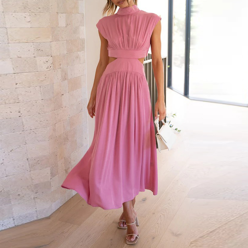 Image of Harper | Women's Sleeveless A-Line Midi Dress
