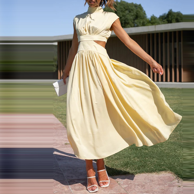 Image of Harper | Women's Sleeveless A-Line Midi Dress