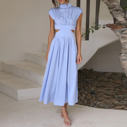 Image of Harper | Women's Sleeveless A-Line Midi Dress