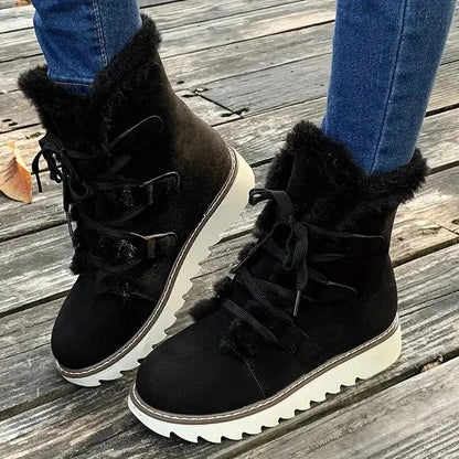 Warm Fuzzy Insulated Snow Boots