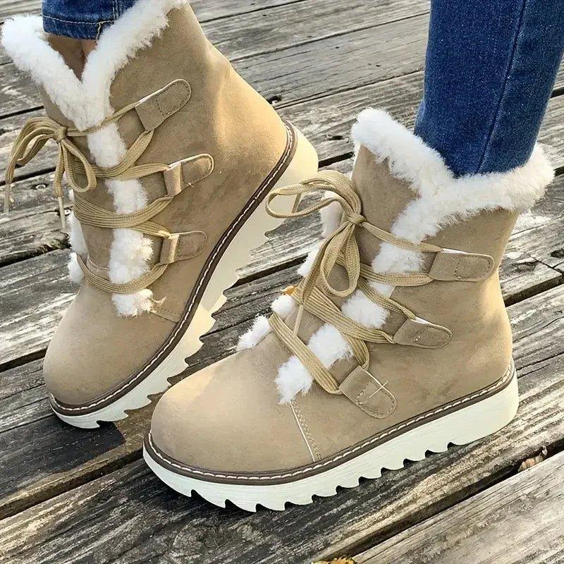 Warm Fuzzy Insulated Snow Boots - VibreMode