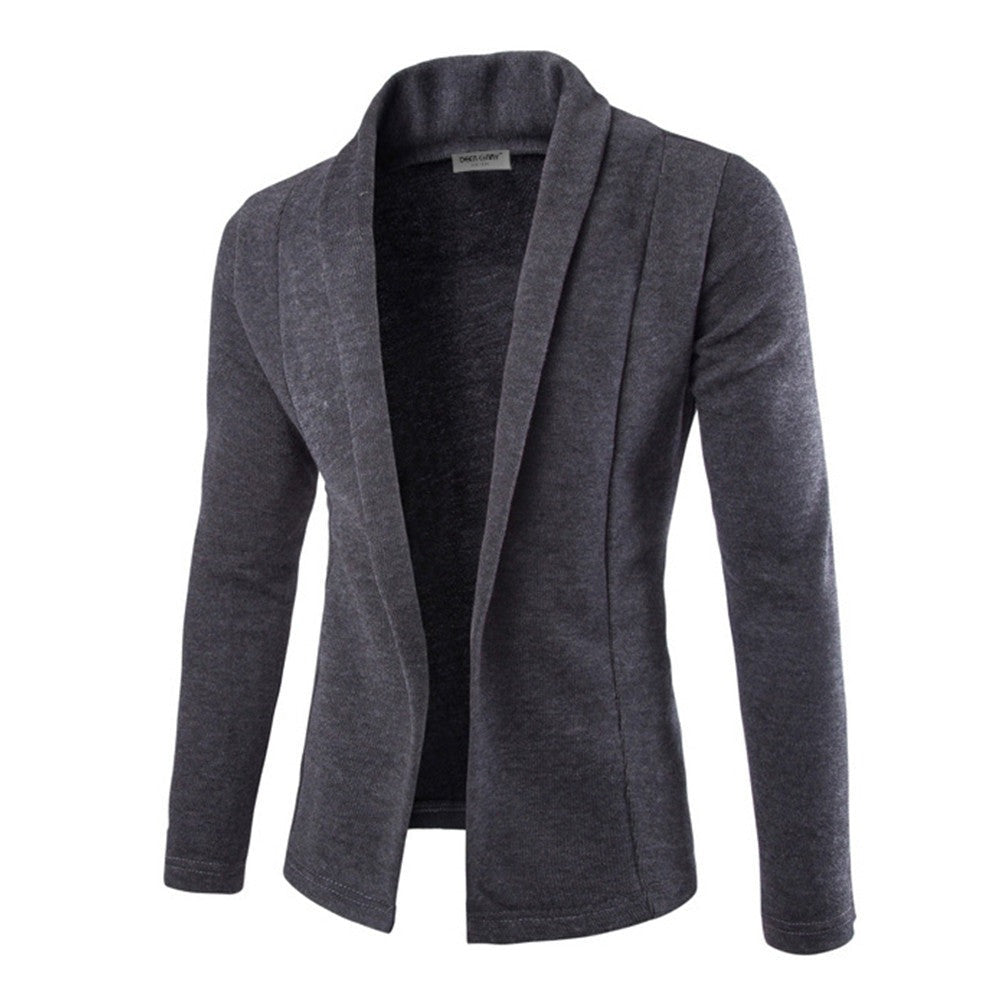 Harrison Men's Open Front Shawl Cardigan - VibreMode