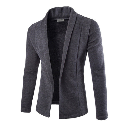 Harrison Men's Open Front Shawl Cardigan - VibreMode