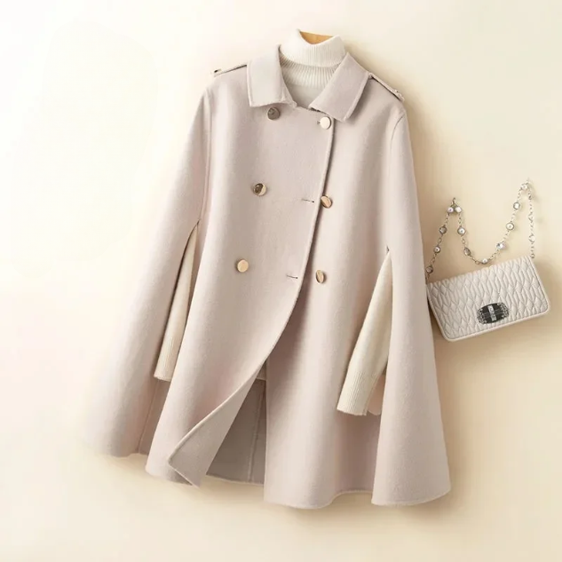 Womens Wool Batwing Coat