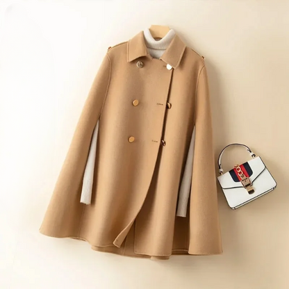 Womens Wool Batwing Coat