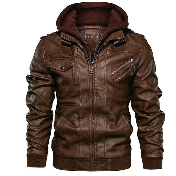 Men's Zip-Up Hooded Jacket