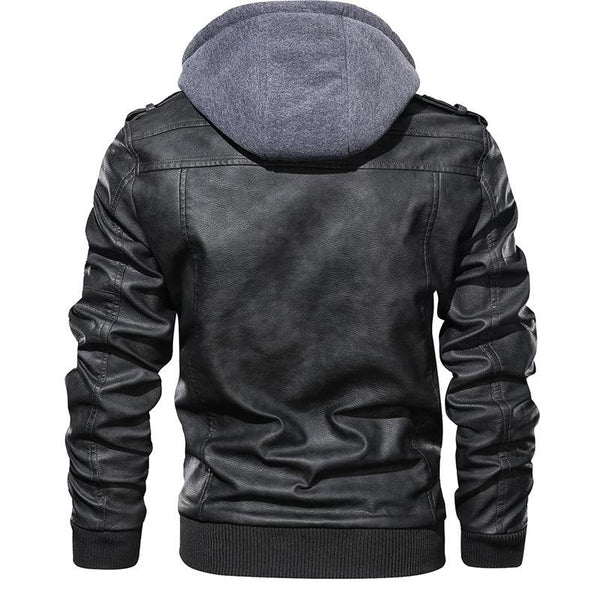 Men's Zip-Up Hooded Jacket