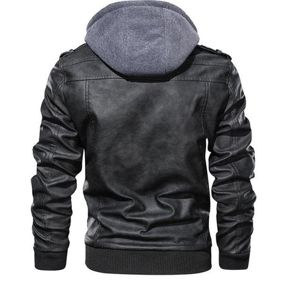 Men's Zip-Up Hooded Jacket
