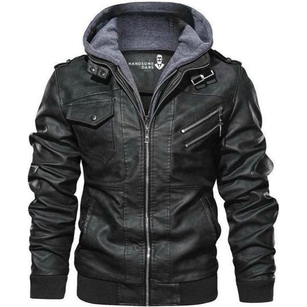 Men's Zip-Up Hooded Jacket - VibreMode