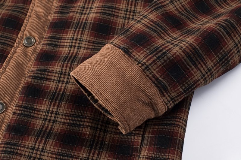 Men's Plaid Button Front Jacket