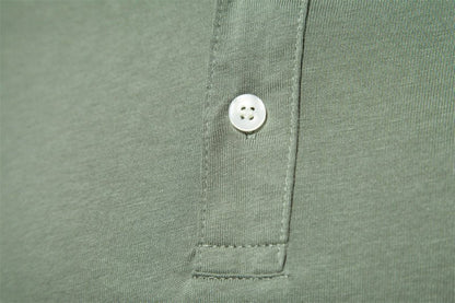 Men's Lightweight Polo Shirt Summer White