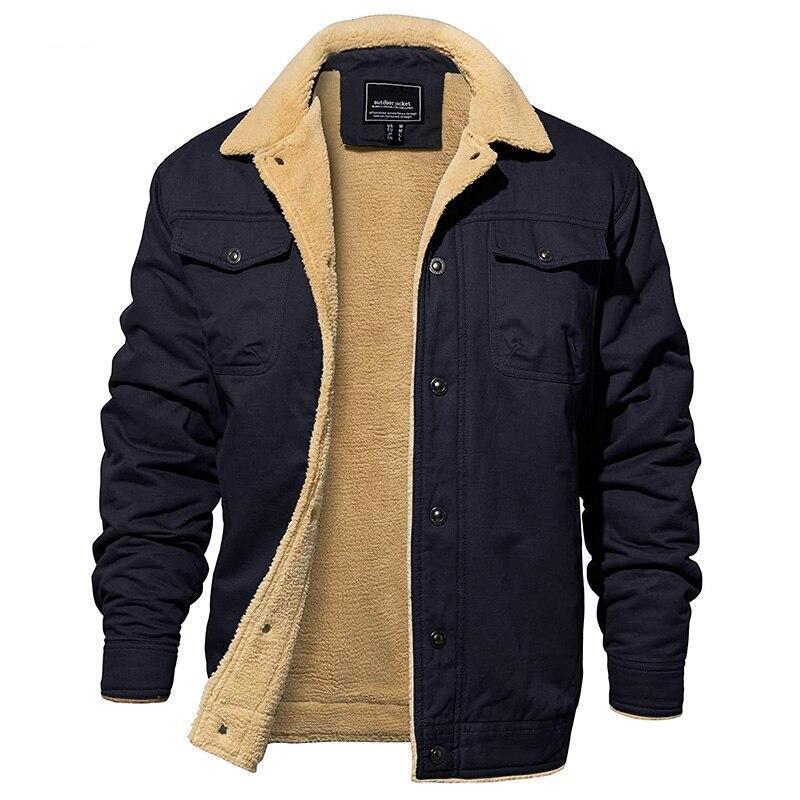 Men's Sherpa Lined Winter Jacket