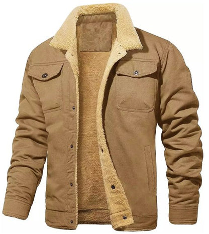 Men's Sherpa Lined Winter Jacket