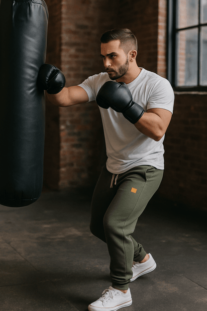 Men's Slim Fit Jogger Pants Tapered Cuff