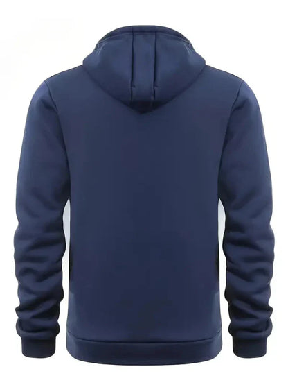 Men's Half-Zip Hoodie With Pocket