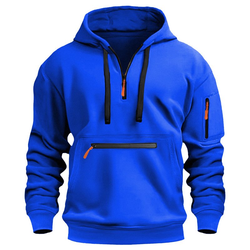 Men's Half Zip Pullover Hoodie