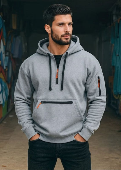 Men's Half Zip Pullover Hoodie