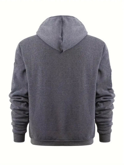 Men's Half Zip Pullover Hoodie