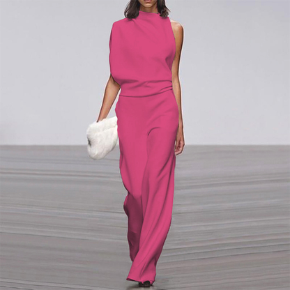 Image of Heather | Women's Wide Leg Two-Piece Set