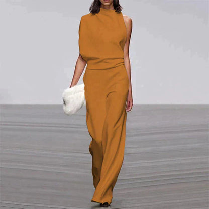 Image of Heather | Women's Wide Leg Two-Piece Set