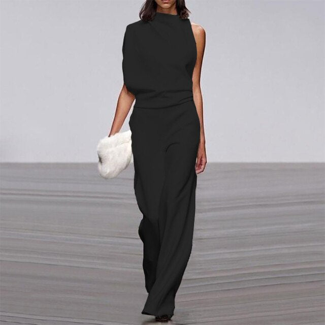 Image of Heather | Women's Wide Leg Two-Piece Set