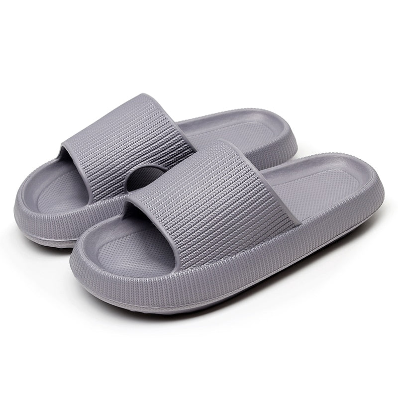 Comfort Gel Arch Support Slides - Gray - VibreMode