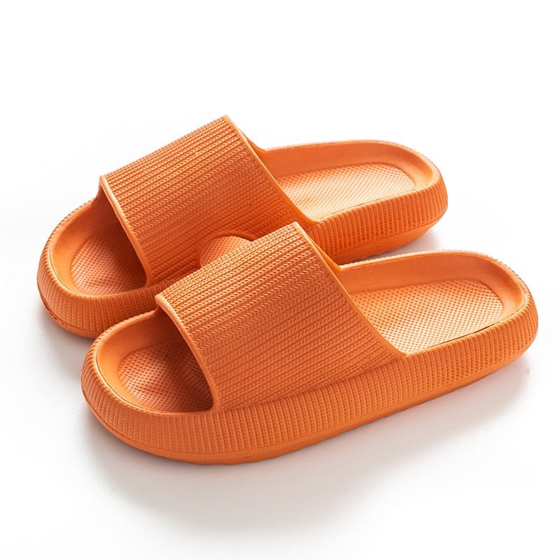 Comfort Gel Arch Support Slides - Orange - VibreMode