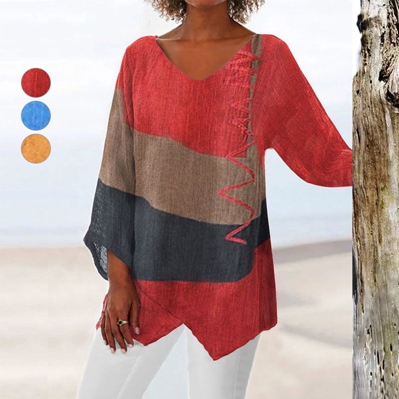 Elegant V-Neck Fashion Shirt