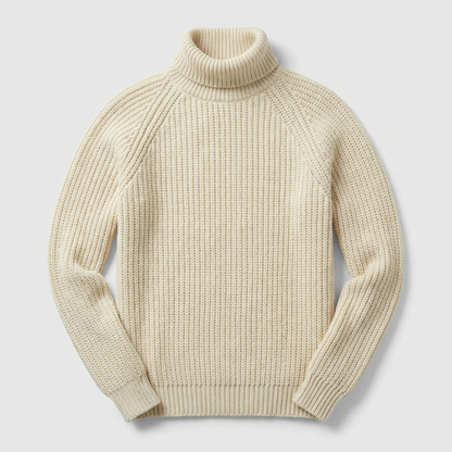 Men's Knit Turtleneck Winter Sweater