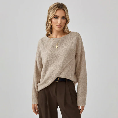 Women's Oversized Batwing Sweater - VibreMode