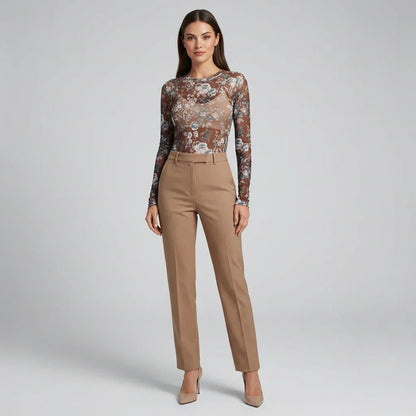 Women's Mesh Lace Blouse - VibreMode